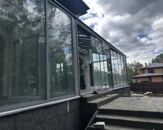 Зимний сад с холодной и теплой зоной