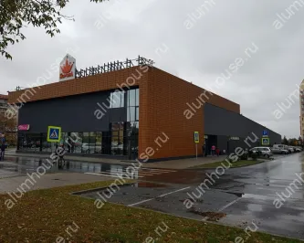 Фасадное остекление с вентилируемым фасадом