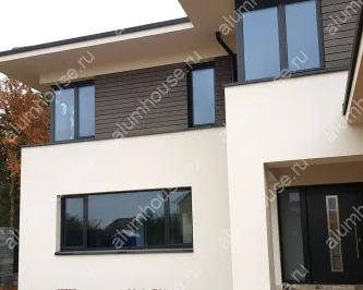 Конструкции алюминиевых окон и дверей в частном доме