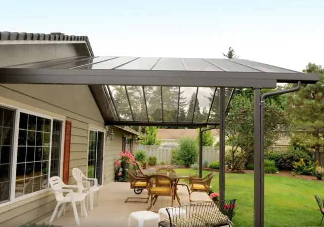 Стеклянные навесы для веранд