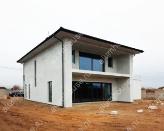 Остекление коттеджа теплым алюминиевым профилем