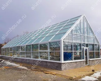 Строительство стеклянной оранжереи из алюминиевого профиля