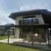 Превью - Стеклянный навес на стальном каркасе со стеклом триплекс