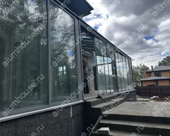 Зимний сад с холодной и теплой зоной