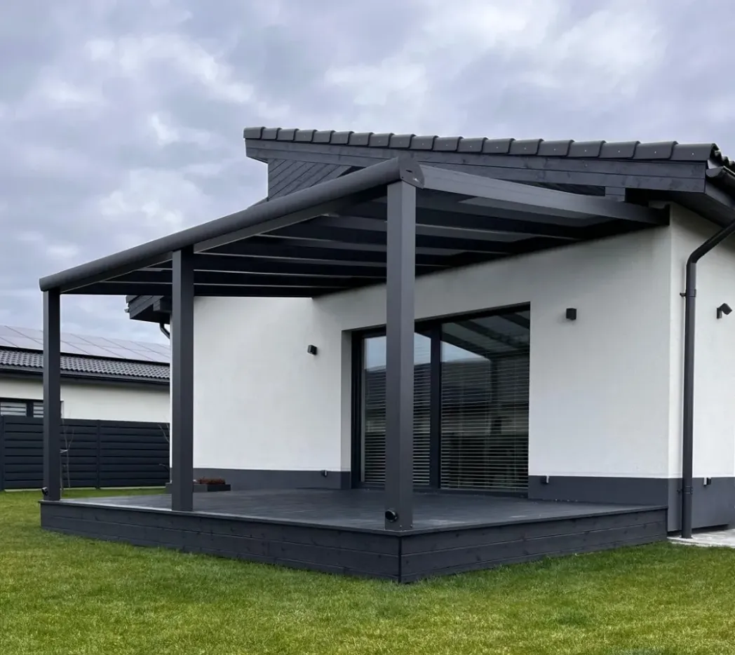 Веранда со стеклянной крышей Albert Genau PREMIUM VERANDA из алюминиевого профиля - 5