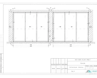 Чертежи и узлы примыканий раздвижных дверей для террасы Alumil 45000