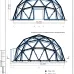 Превью - Проект/чертежи остекления геодезического купола по готовому каркасу из клееного бруса