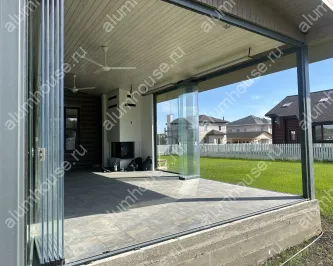 Безрамное остекление террасы книжка Albert Genau