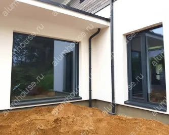 Конструкции алюминиевых окон и дверей в частном доме