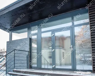 Остекление модульного дома