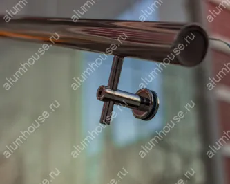 Остекление веранды со стеклянным ограждением