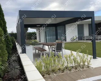 Биоклиматическая алюминиевая беседка