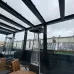 Превью - Стеклянная веранда на металлическом каркасе со стеклянной крышей