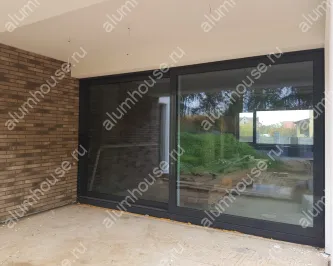 Конструкции алюминиевых окон и дверей в частном доме
