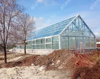 Строительство стеклянной оранжереи из алюминиевого профиля