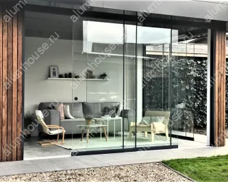 Легкое остекление беседки