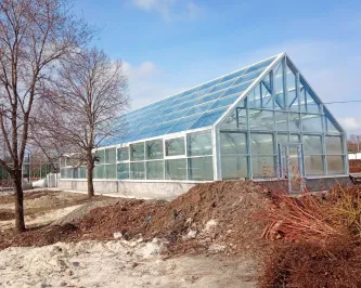 Строительство стеклянной оранжереи из алюминиевого профиля
