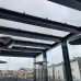 Превью - Стеклянная веранда на металлическом каркасе со стеклянной крышей