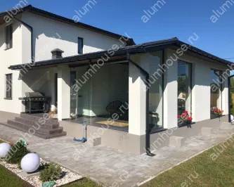 Остекление веранды в пол