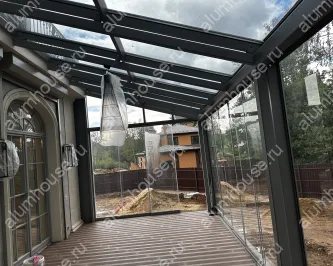 Зимний сад с холодной и теплой зоной