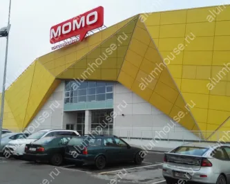 Фасадное остекление торгового центра