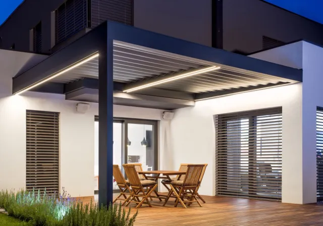 Алюминиевые пергола для дома