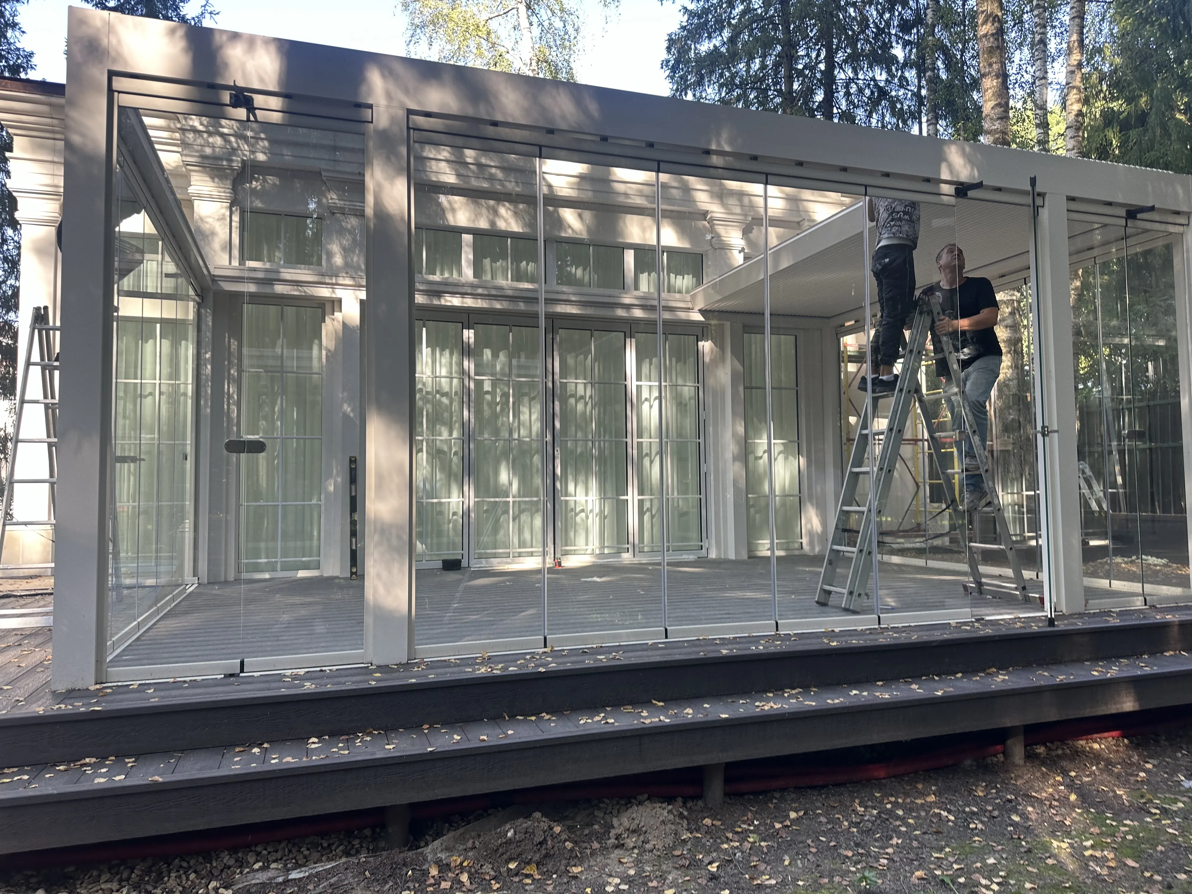 Поворотно-складная система остекления AlbertGenau Tiara Flat-Slim-Zero - 7