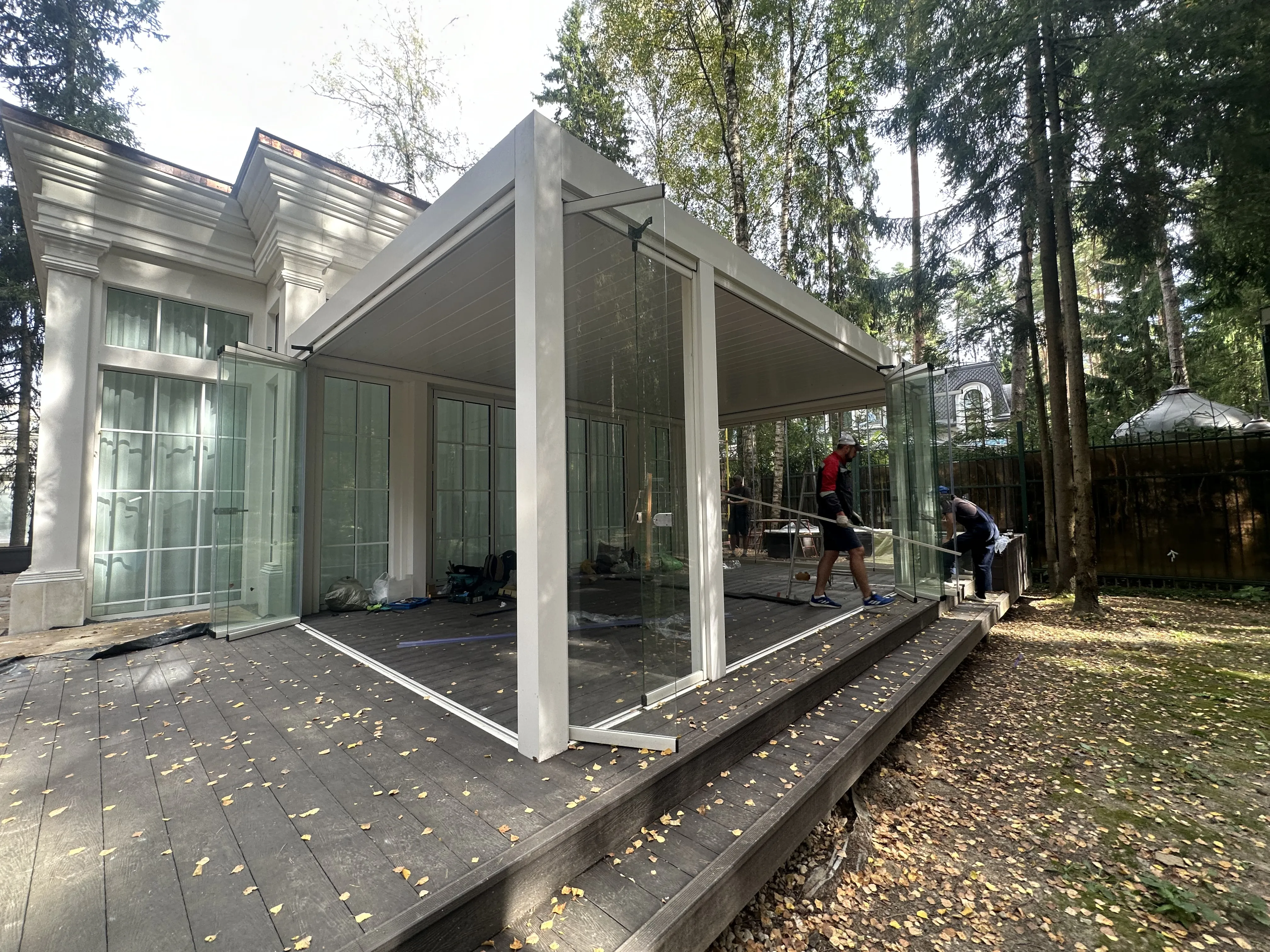 Поворотно-складная система остекления AlbertGenau Tiara Flat-Slim-Zero - 8