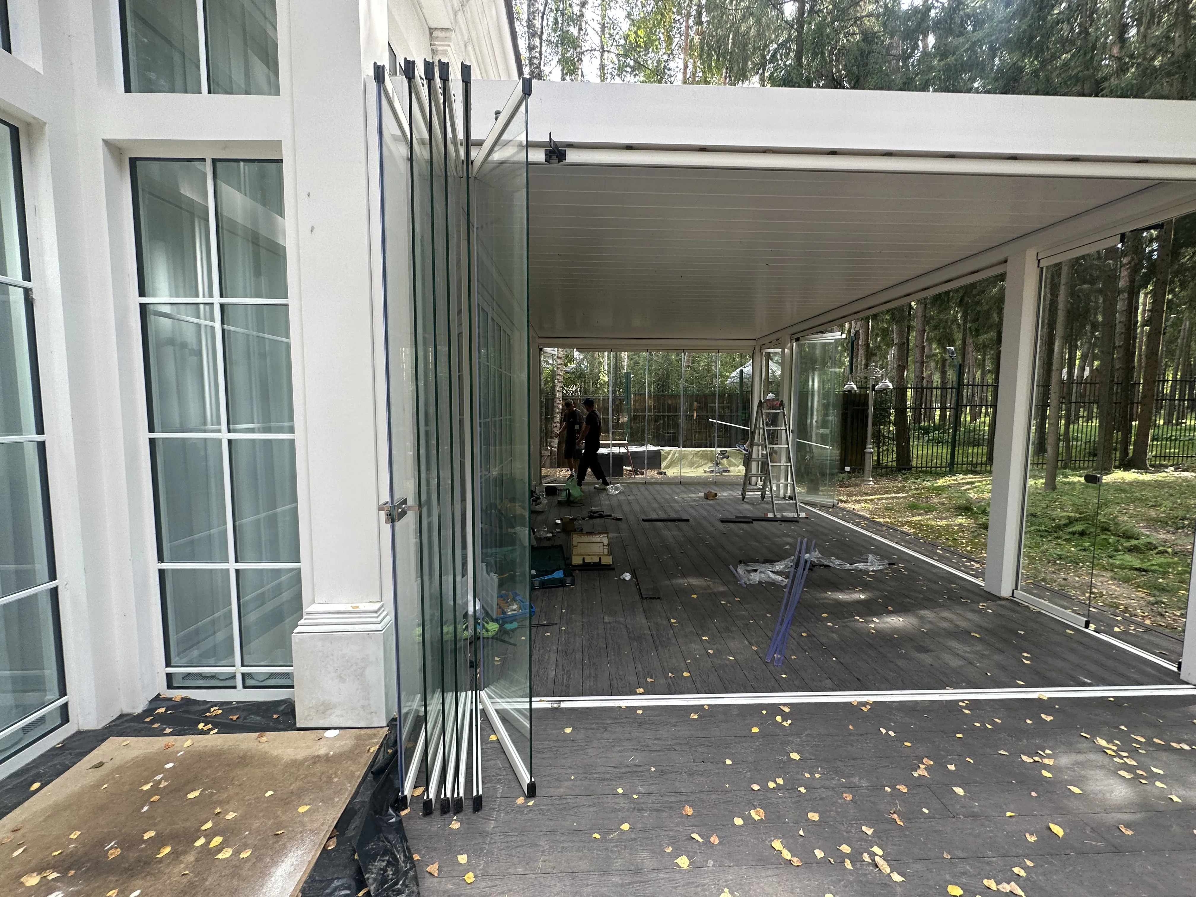 Поворотно-складная система остекления AlbertGenau Tiara Flat-Slim-Zero - 10