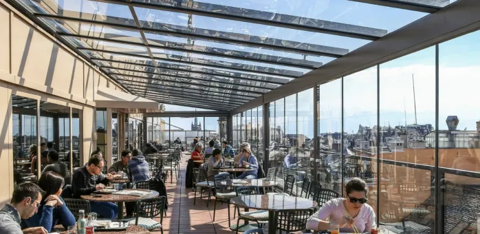 Остекление кафе