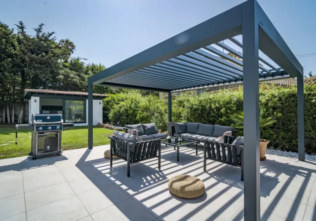 Алюминиевая беседка для барбекю
