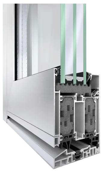 Алюминиевые двери SCHÜCO/ШУКО ADS 90 - 1