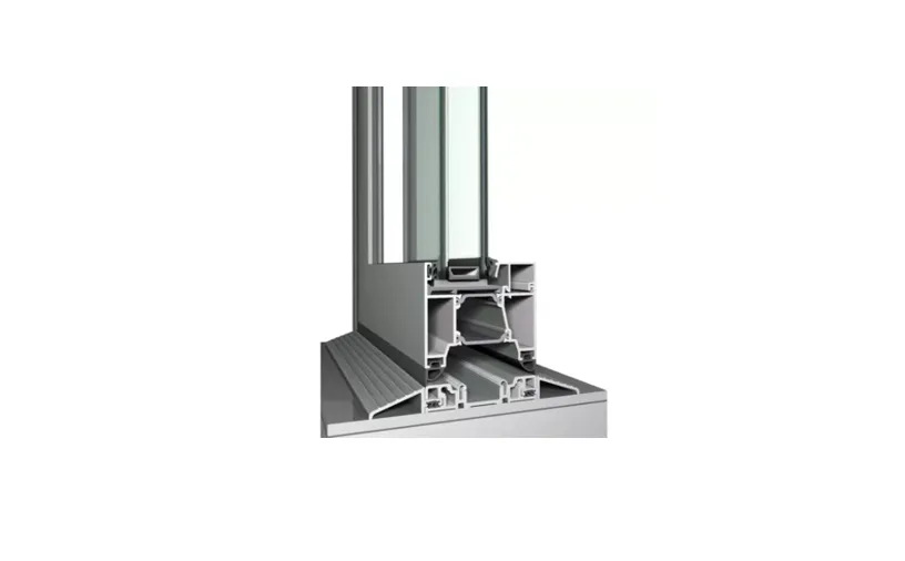 Двери гармошка из холодного алюминиевого профиля