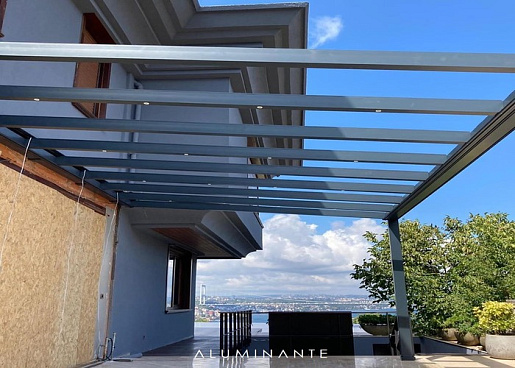 Алюминиевая крыша со стеклом для зимних садов PRADA фото 5